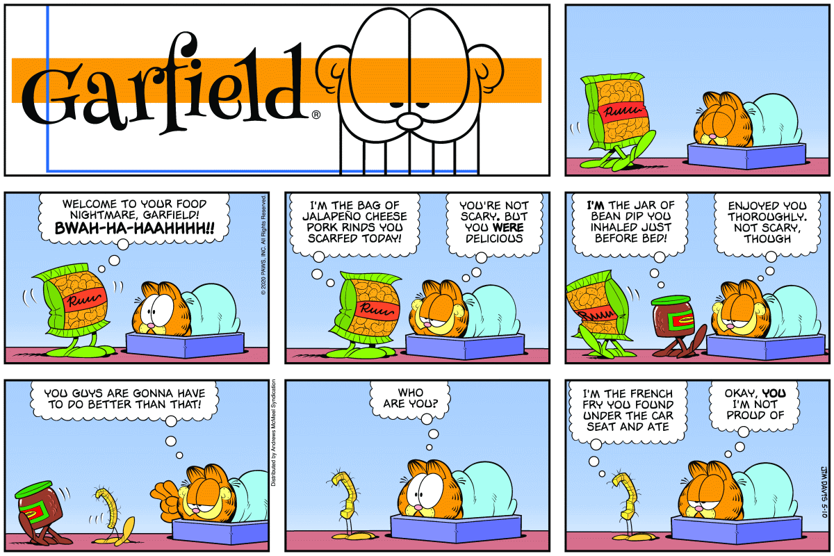 Garfield, May 10, 2020