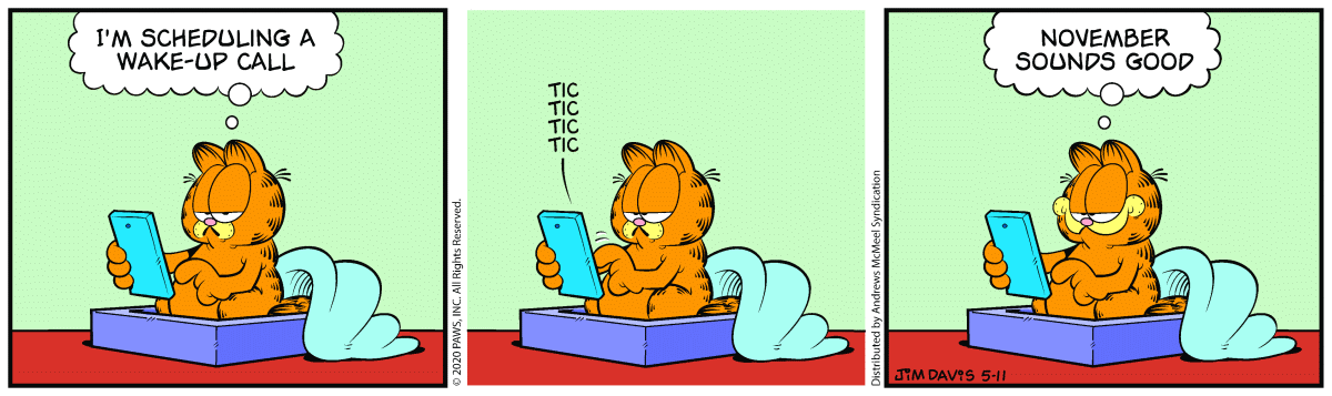 Garfield, May 11, 2020