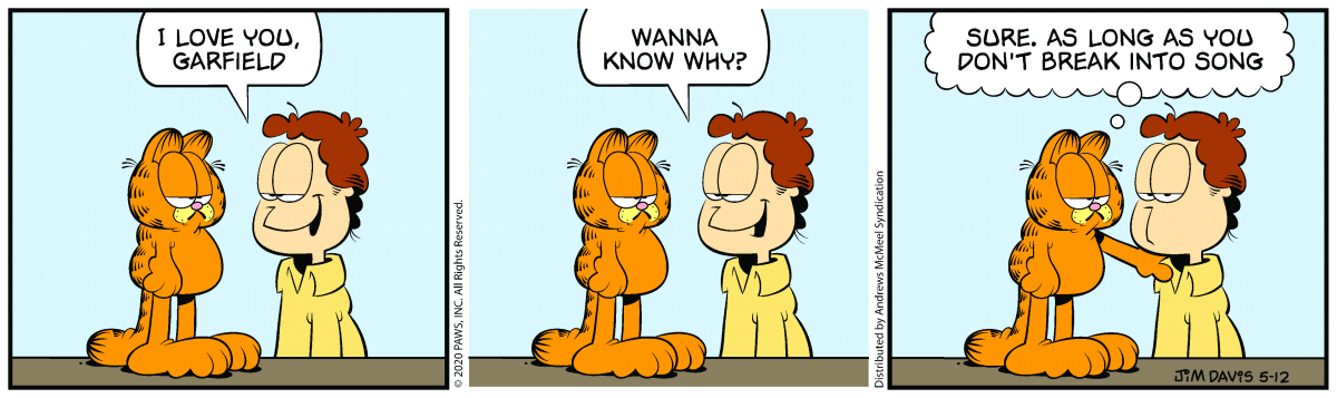 Garfield, May 12, 2020
