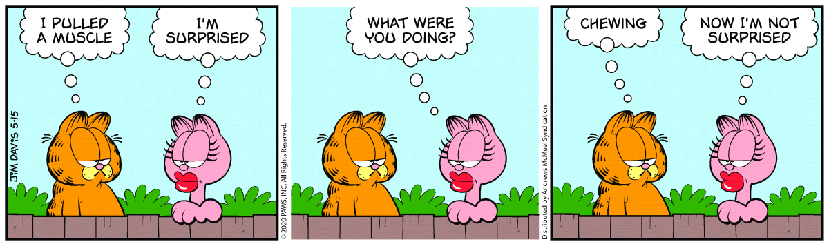 Garfield, May 15, 2020
