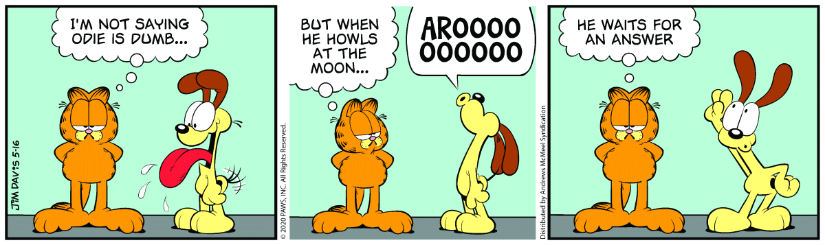 Garfield, May 16, 2020