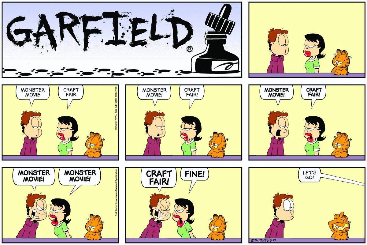 Garfield, May 17, 2020