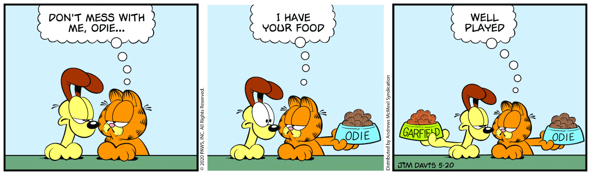 Garfield, May 20, 2020