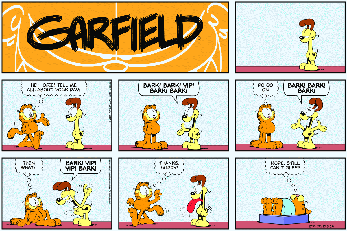 Garfield, May 24, 2020