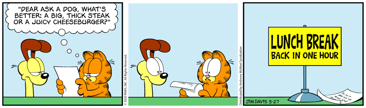 Garfield, May 27, 2020