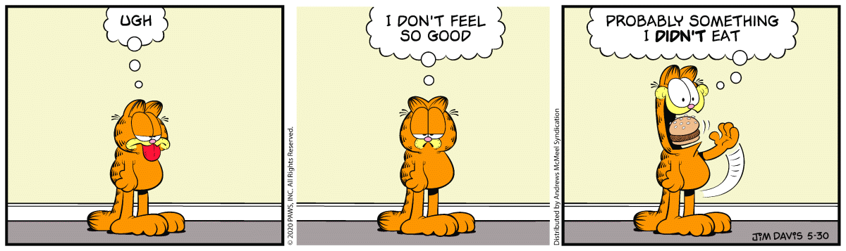Garfield, May 30, 2020