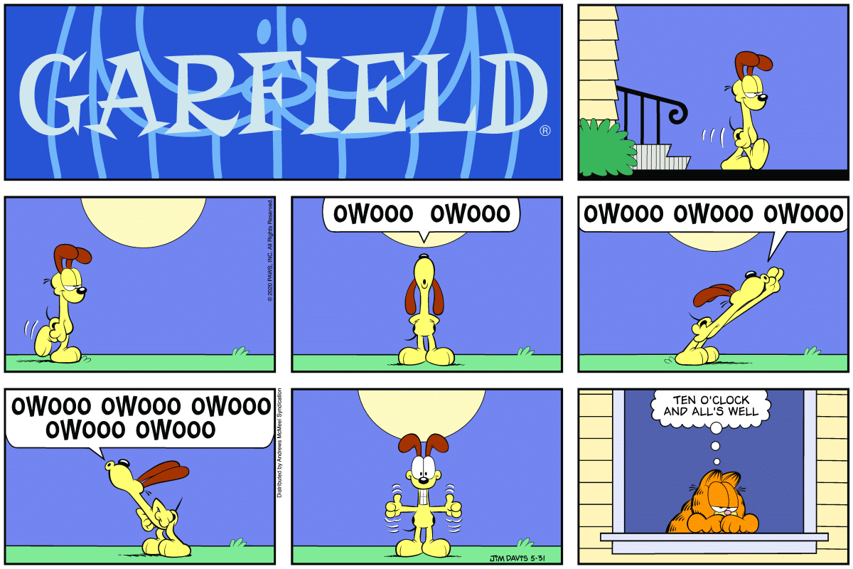 Garfield, May 31, 2020