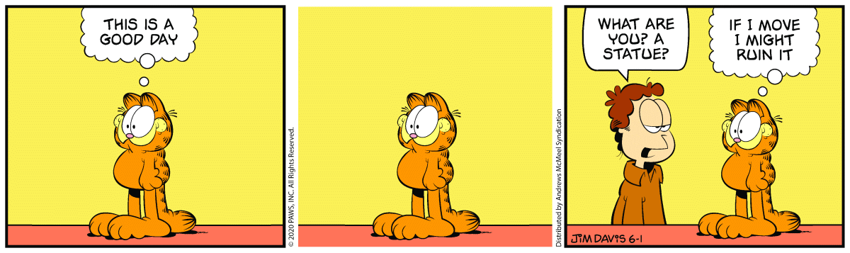 Garfield, June 1, 2020