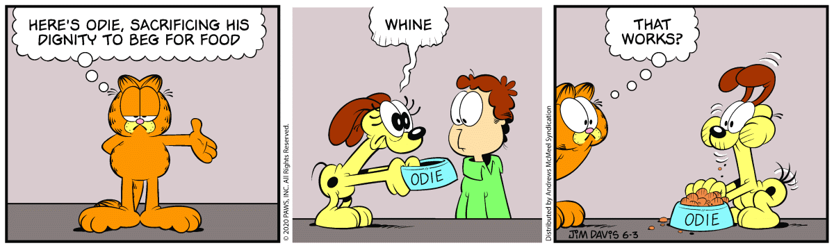 Garfield, June 3, 2020