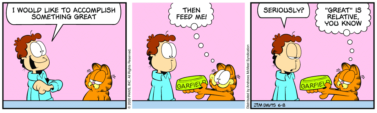 Garfield, June 8, 2020
