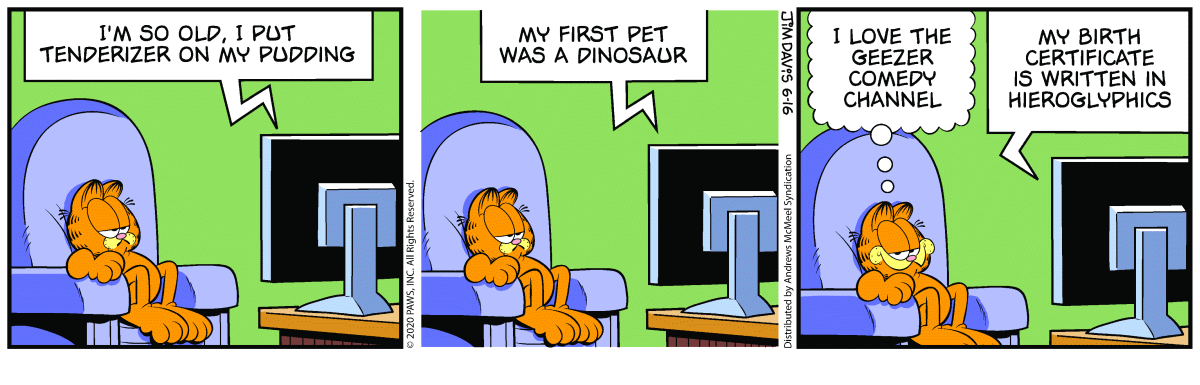 Garfield, June 16, 2020