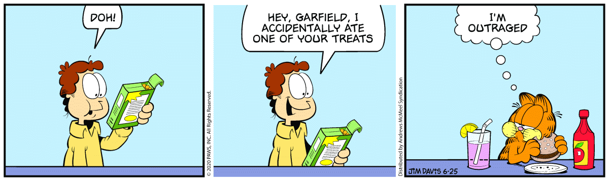 Garfield, June 25, 2020