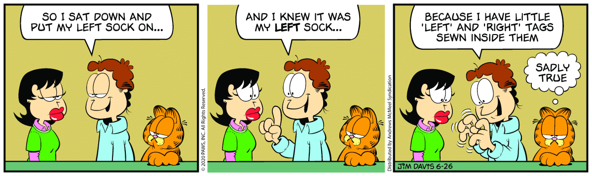 Garfield, June 26, 2020