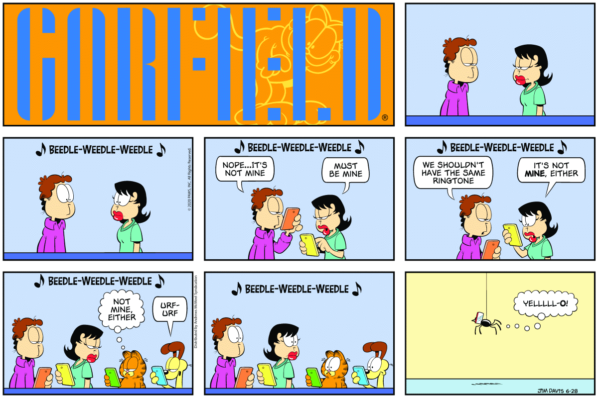 Garfield, June 28, 2020