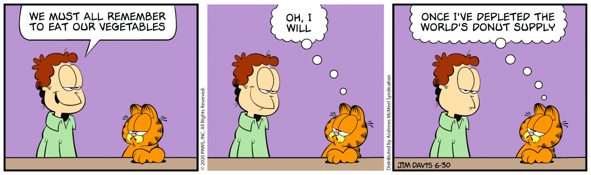 Garfield, June 30, 2020