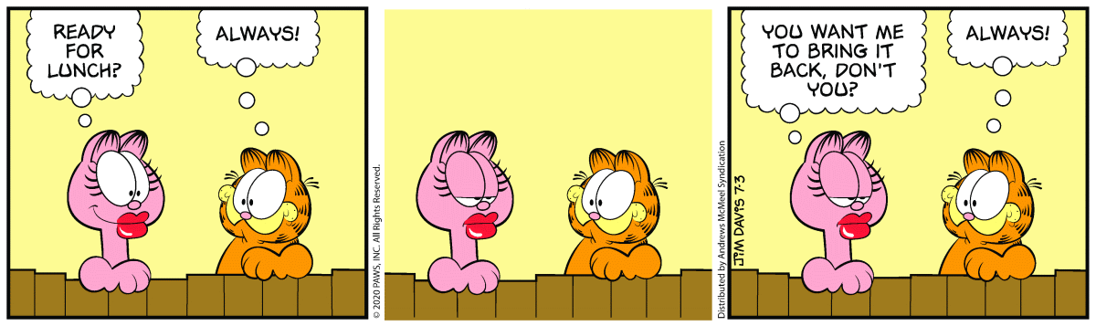 Garfield, July 3, 2020