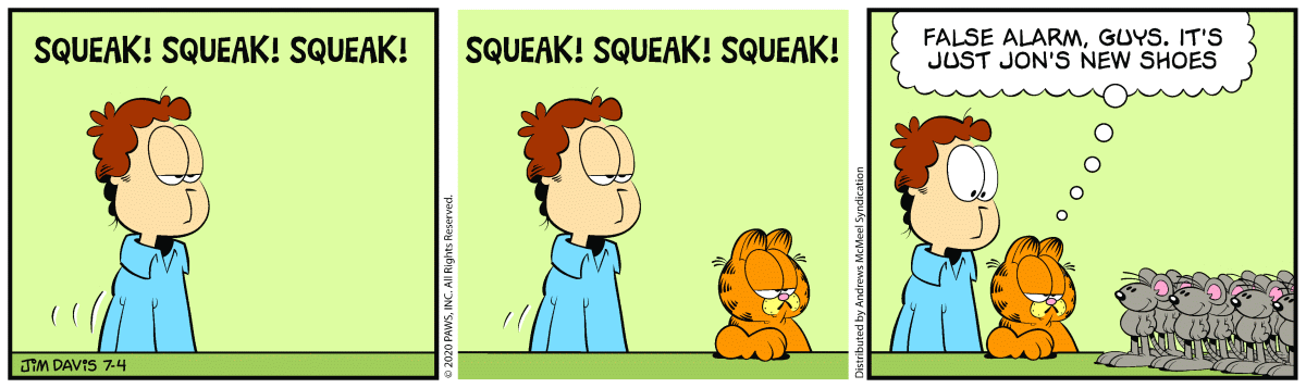 Garfield, July 4, 2020