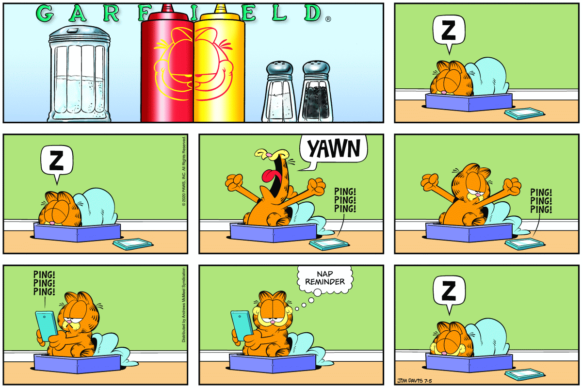 Garfield, July 5, 2020