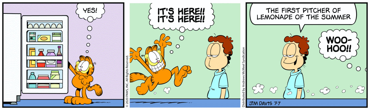 Garfield, July 7, 2020