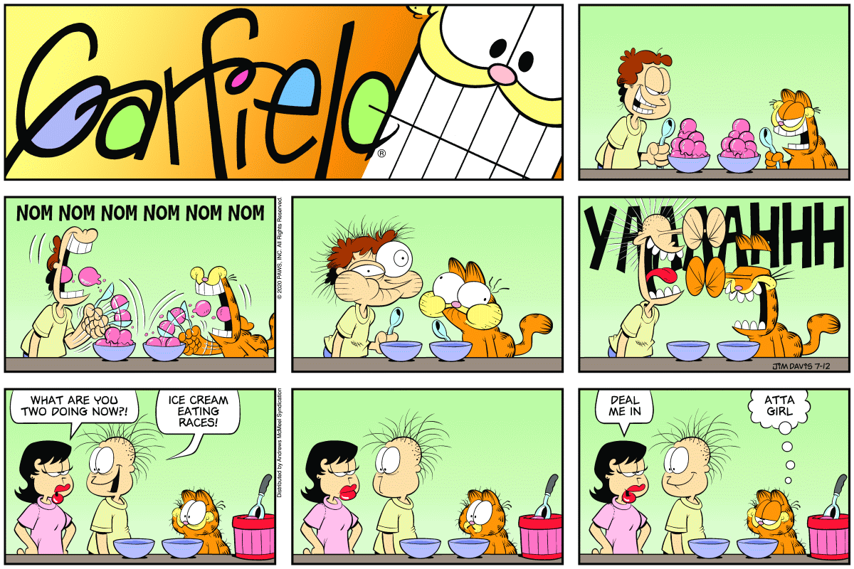 Garfield, July 12, 2020