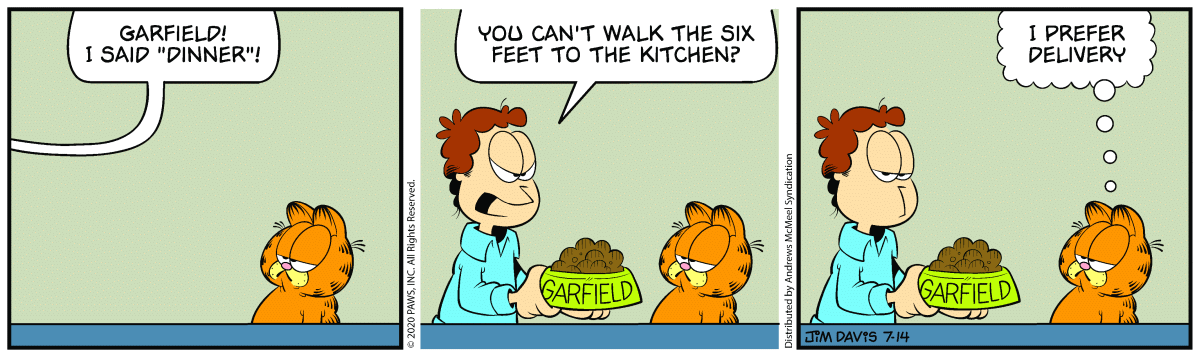 Garfield, July 14, 2020