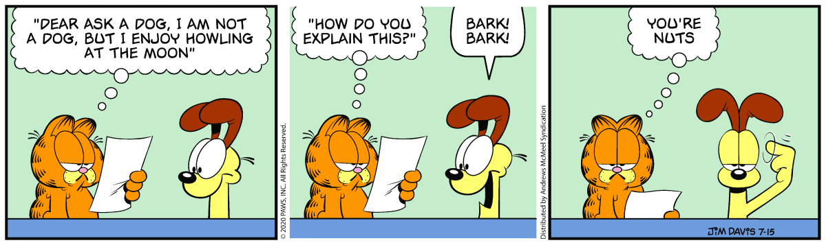 Garfield, July 15, 2020