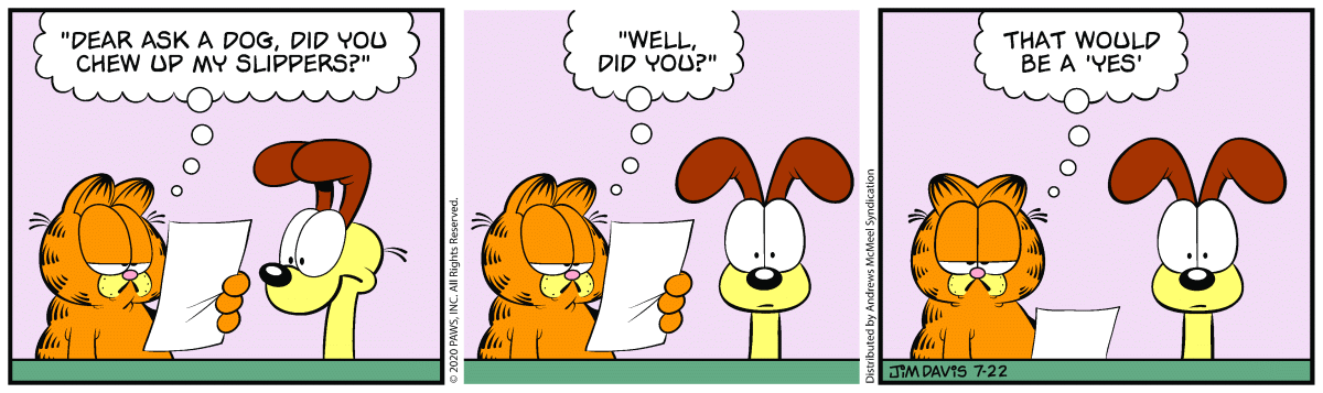 Garfield, July 22, 2020