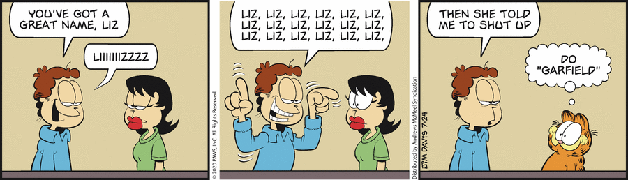 Garfield, July 24, 2020