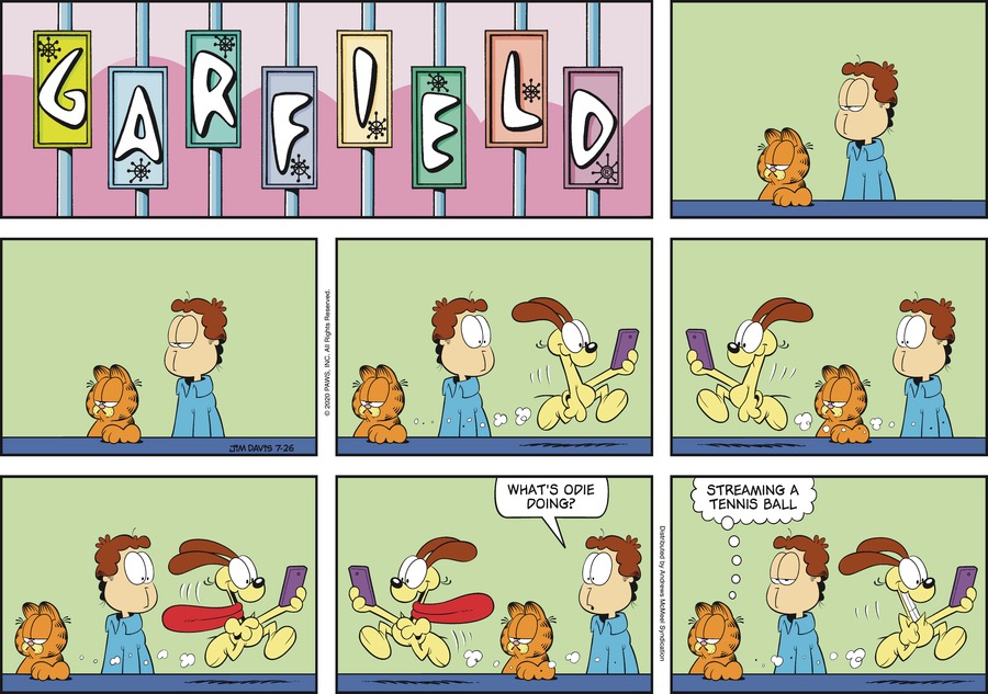 Garfield, July 26, 2020