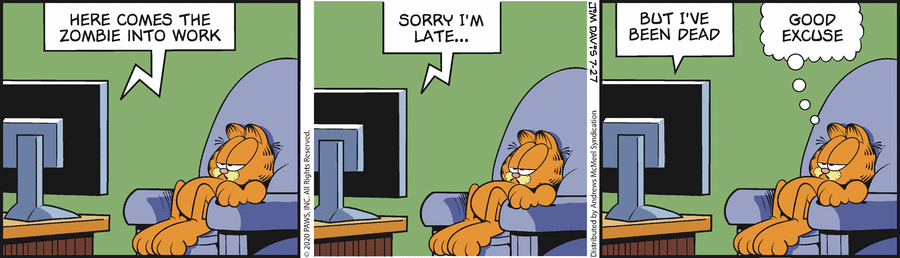 Garfield, July 27, 2020