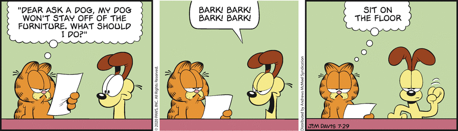 Garfield, July 29, 2020