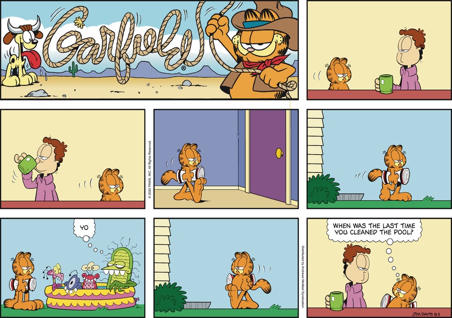 Garfield, August 2, 2020