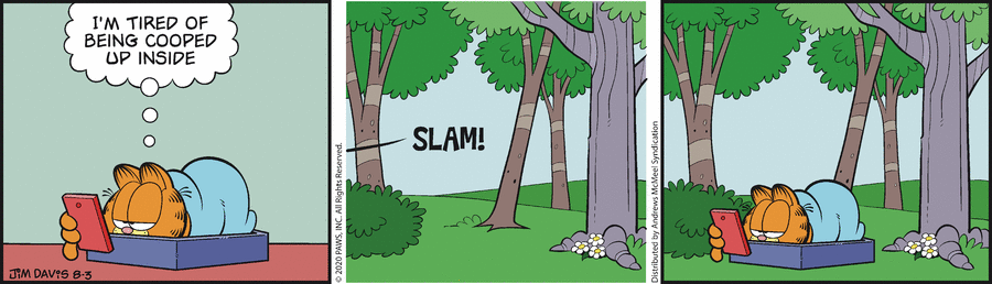 Garfield, August 3, 2020