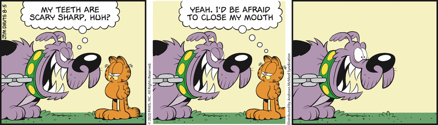 Garfield, August 5, 2020