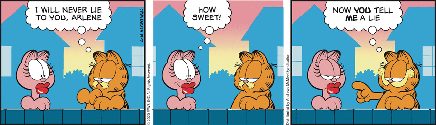 Garfield, August 7, 2020