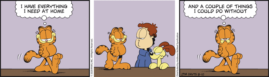 Garfield, August 10, 2020