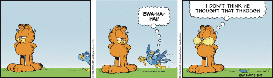 Garfield, August 15, 2020