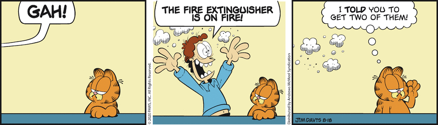 Garfield, August 18, 2020