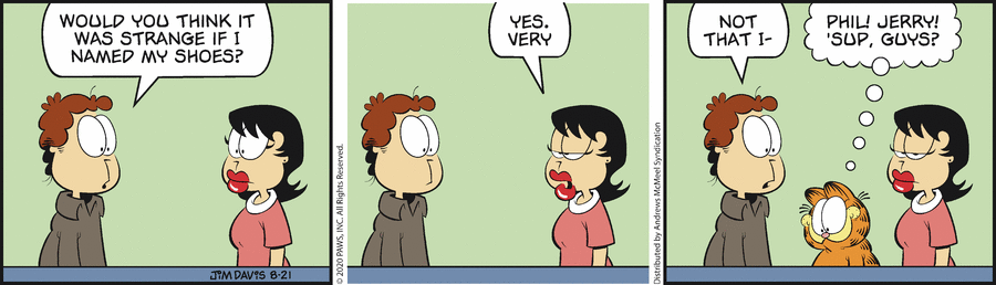 Garfield, August 21, 2020