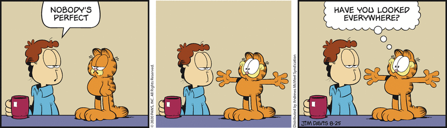 Garfield, August 25, 2020