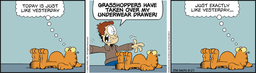 Garfield, August 27, 2020