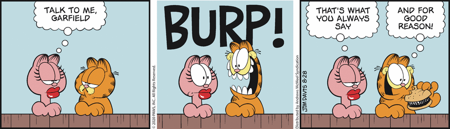 Garfield, August 28, 2020