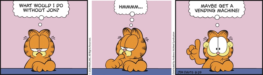 Garfield, August 29, 2020