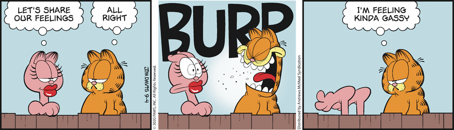Garfield, September 4, 2020