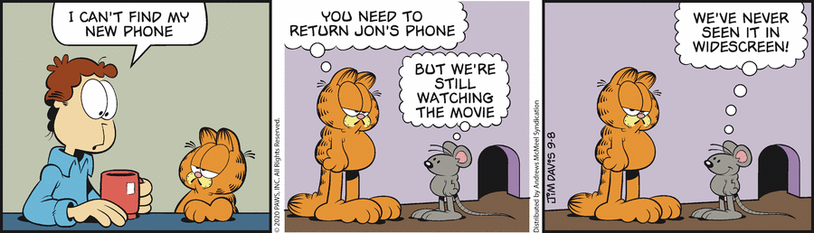 Garfield, September 8, 2020