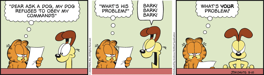 Garfield, September 10, 2020