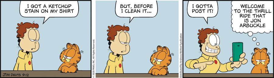 Garfield, September 12, 2020