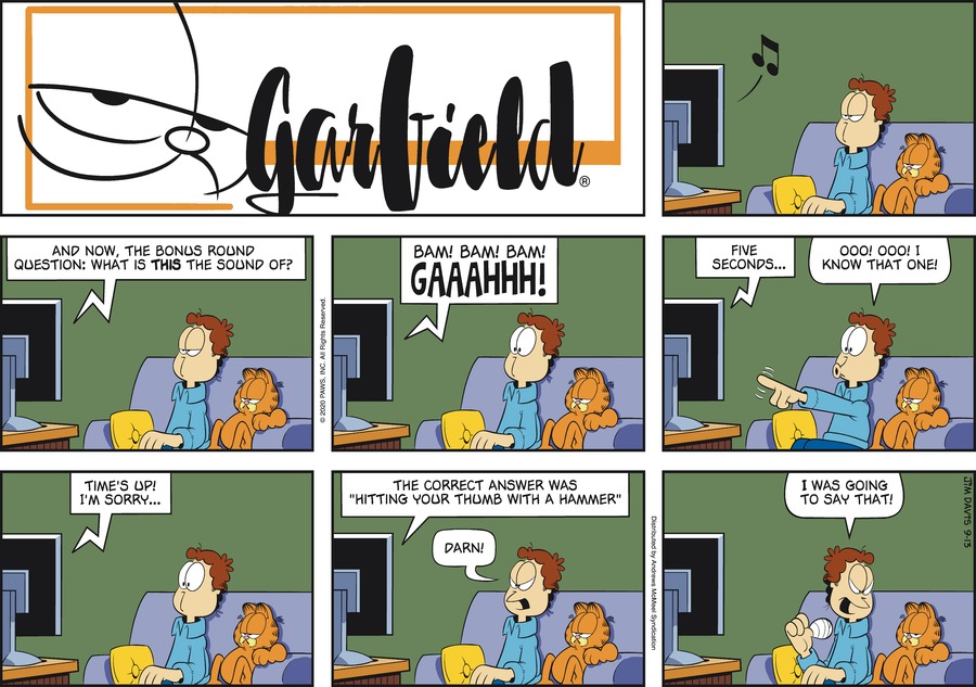 Garfield, September 13, 2020