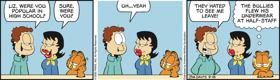 Garfield, September 18, 2020