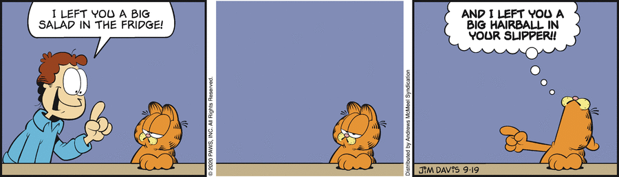 Garfield, September 19, 2020